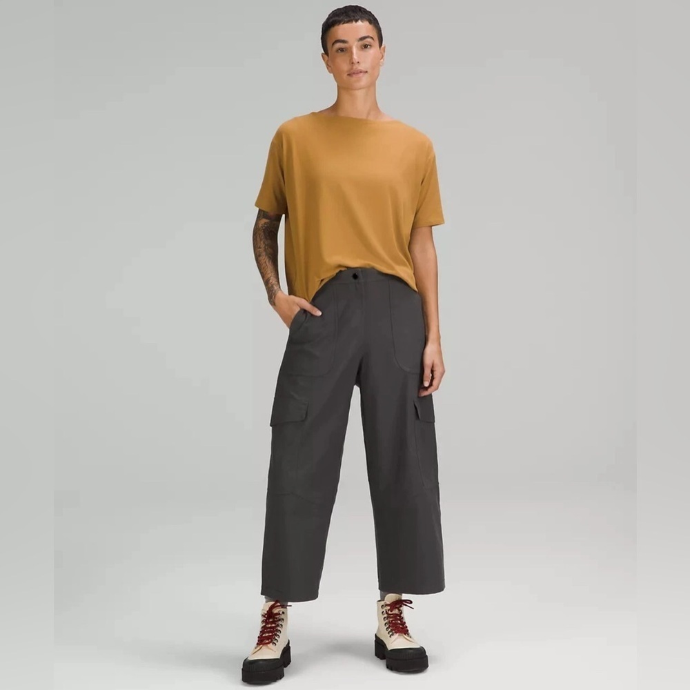 lululemon athletica Charcoal Wide Leg Jeans